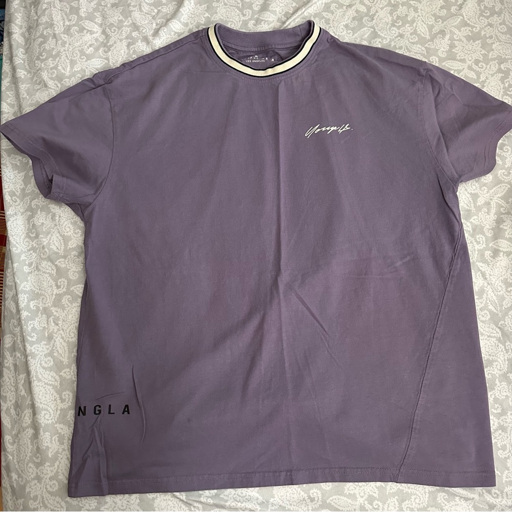 Purple Signature YoungLA tee